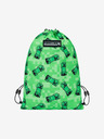 BAAGL  Zelený školský set - penál, taška Baagl Minecraft 2 Creeper