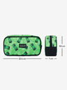 BAAGL  Zelený školský set - penál, taška Baagl Minecraft 2 Creeper