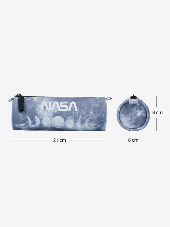 BAAGL  Sivé študentské puzdro Baagl NASA Grey