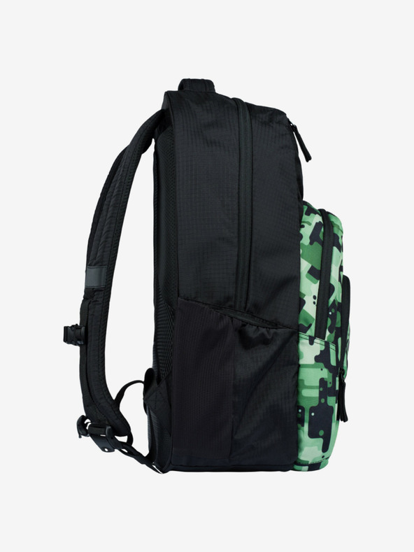 BAAGL  Čierna školská súprava - batoh, peračník, taška Baagl Coolmate Green