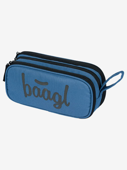 BAAGL  Modrá školská súprava - batoh, peračník, taška Baagl Coolmate Ocean Blue