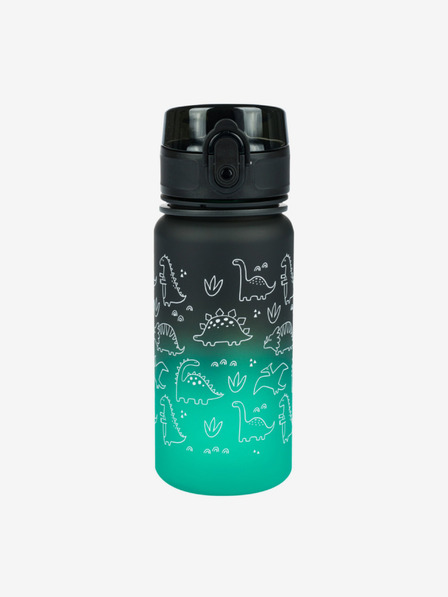 BAAGL  Zelená tritanová fľaša na pitie gradient dino, 350 ml Baagl