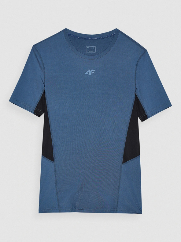 4F Pánske športové tričko slim fit z recyklovaných materiálov 4F