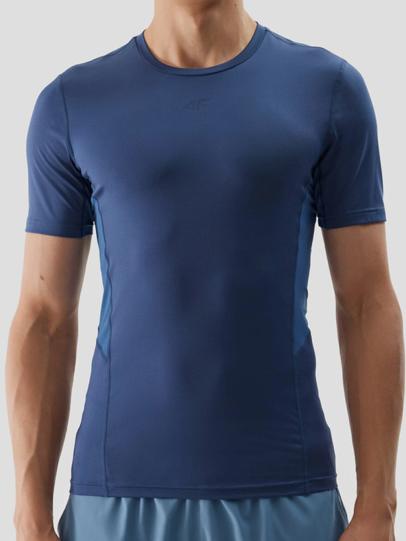 4F Pánske športové tričko slim fit z recyklovaných materiálov 4F