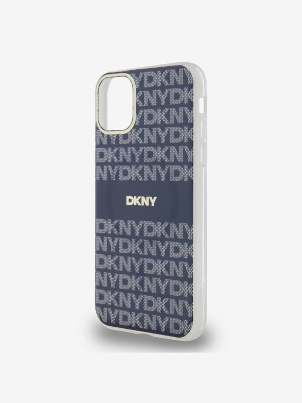 DKNY Zadný kryt PC/TPU Repeat Pattern Tonal Stripe Magsafe pre iPhone 11 Blue DKNY