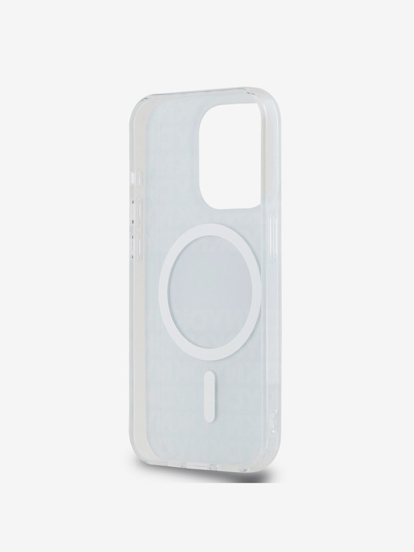 DKNY Zadný kryt PC/TPU Repeat Pattern Tonal Stripe Magsafe pre iPhone 15 Pro Max Blue DKNY