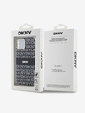 DKNY Zadný kryt PC/TPU Repeat Pattern Tonal Stripe Magsafe pre iPhone 14 Black DKNY