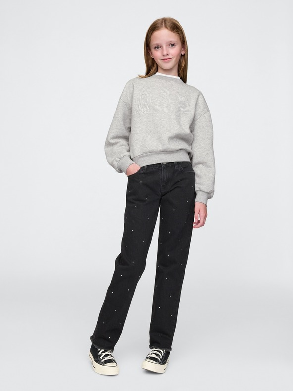 GAP Detská oversize mikina s logom GAP