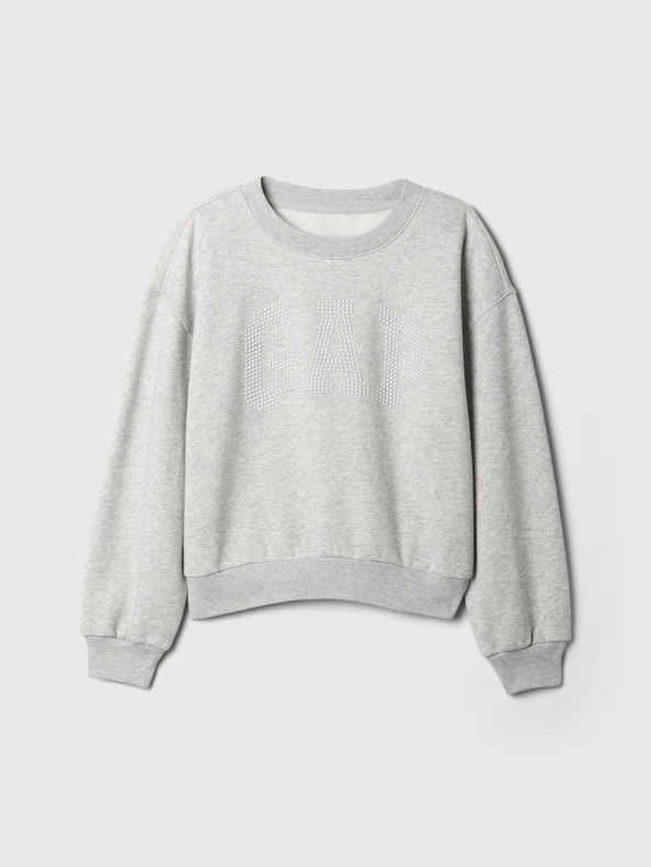 GAP Detská oversize mikina s logom GAP