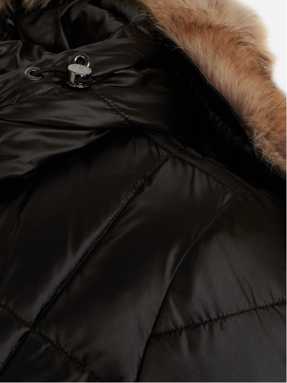 Geox Čierna dámska bunda Geox Backsie