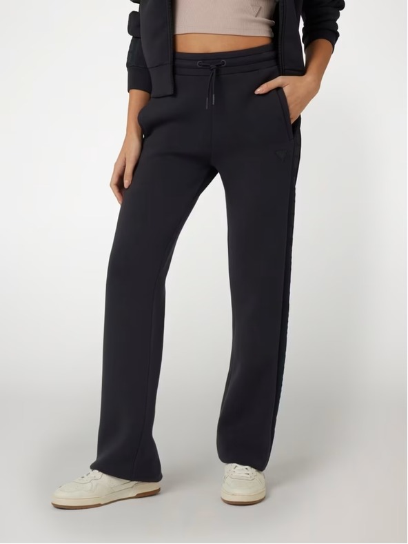 Guess Jeans Dámske tmavo modré tepláky s bočným logom Guess jeans