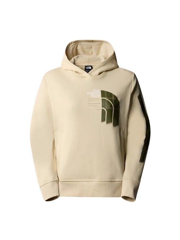 The North Face Dámska béžová mikina The North face Graphic Hoodie 3 Gravel