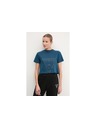 Guess Jeans Dámske modré colette crop tričko Guess jeans