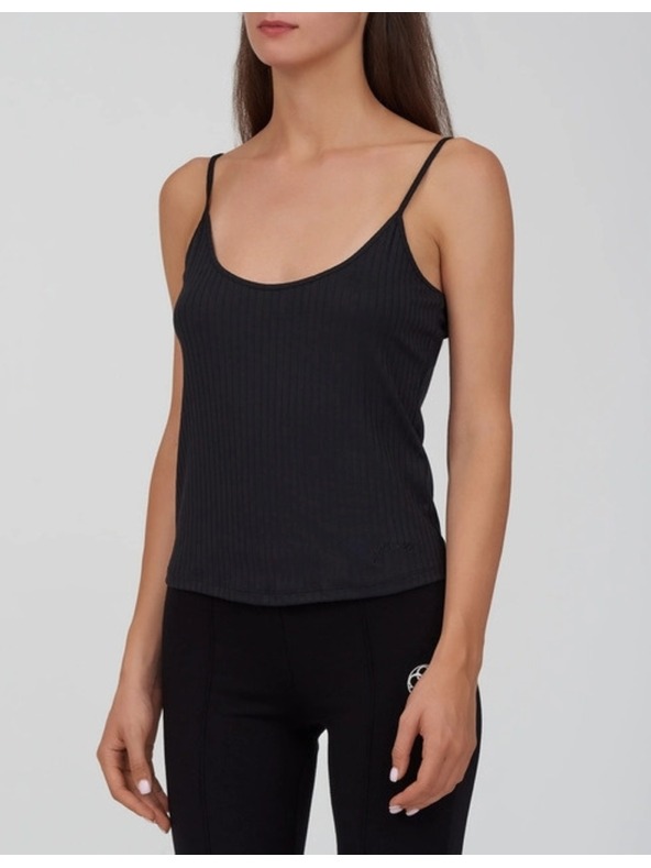 Guess Jeans Dámske čierne tielko Guess Beachwear