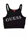 Guess Jeans Dámska čierna podprsenka bez vypchávok Guess