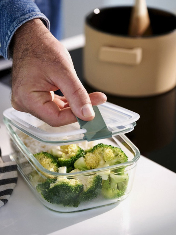 Mepal Sklenená dóza na potraviny Mepal EasyClip 1500 ml