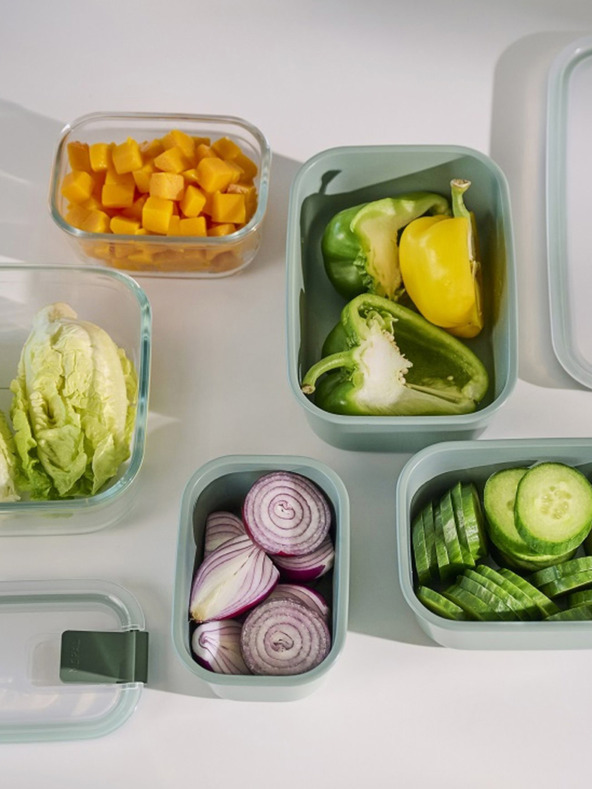 Mepal Sklenená dóza na potraviny Mepal EasyClip 1500 ml