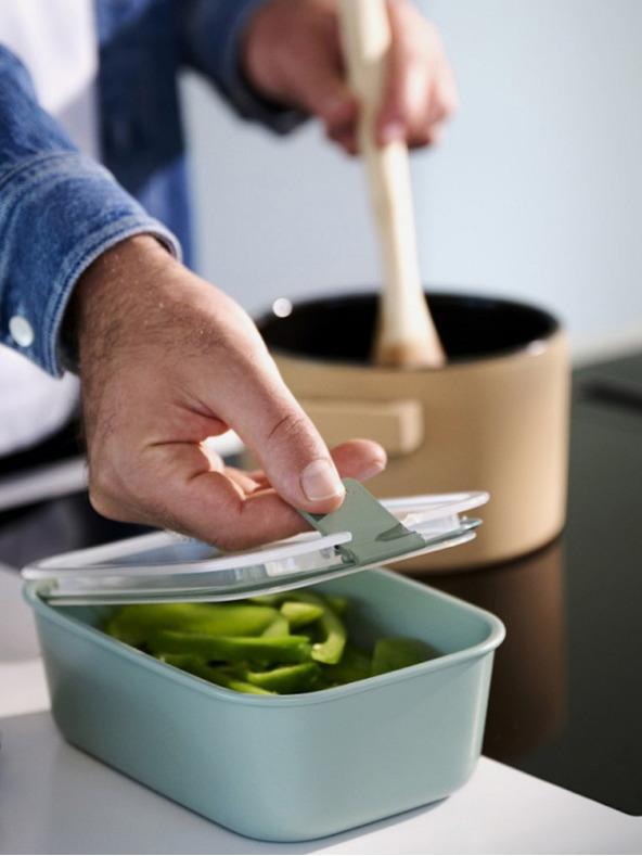 Mepal Čierna Mepal EasyClip 1500 ml dóza na potraviny