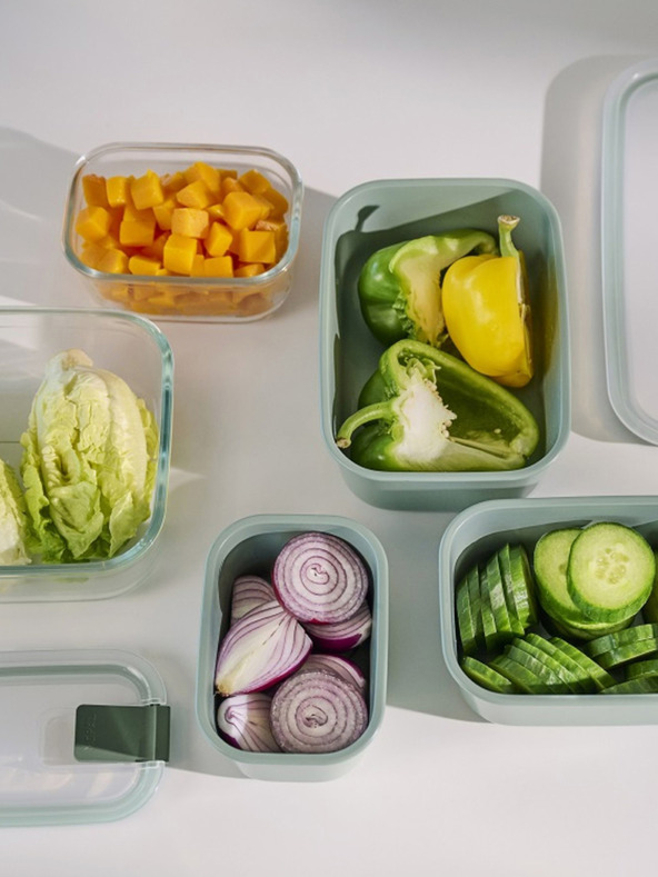 Mepal Čierna Mepal EasyClip 1500 ml dóza na potraviny