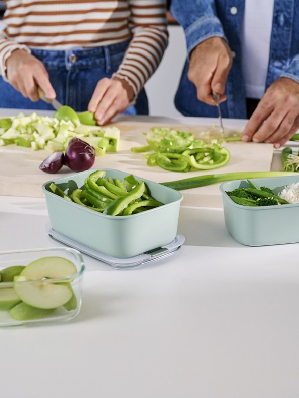 Mepal Sada dóz na potraviny v čiernej farbe Mepal EasyClip 2x450 + 1000 ml