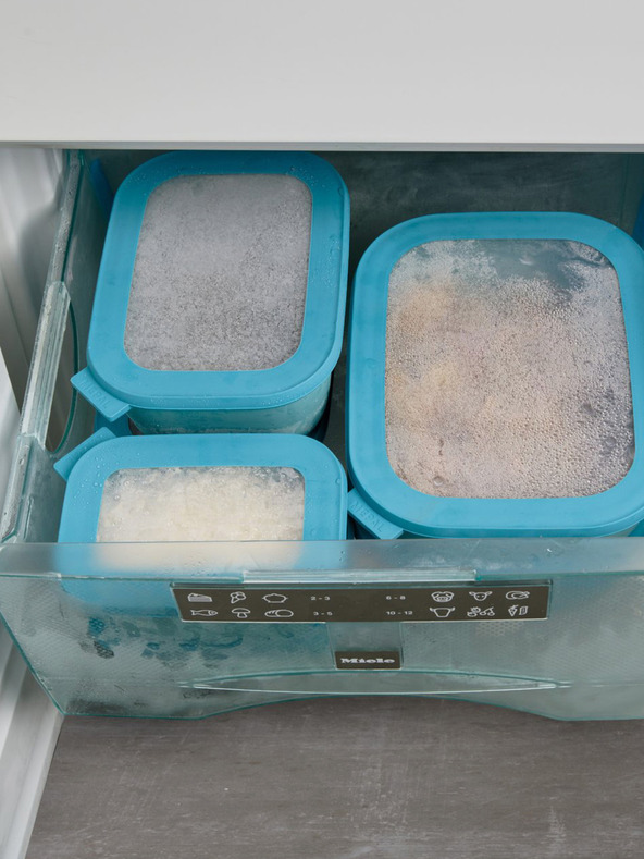 Mepal Svetlomodrá sada misiek Mepal Cirqula Rectangular 750 + 1500 + 3000 ml