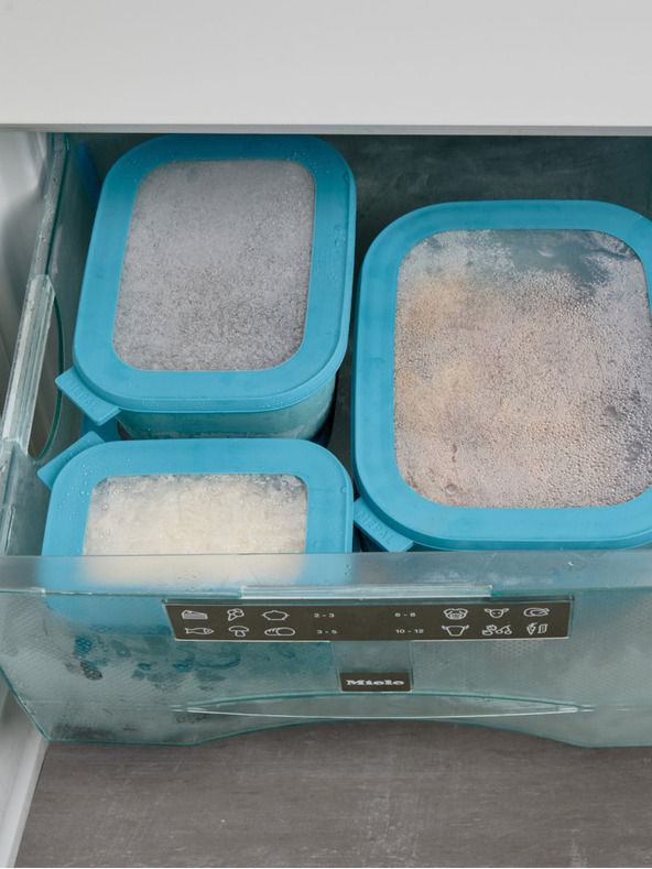 Mepal Svetlozelená sada dóz Mepal Cirqula Rectangular 750 +1500 + 3000 ml