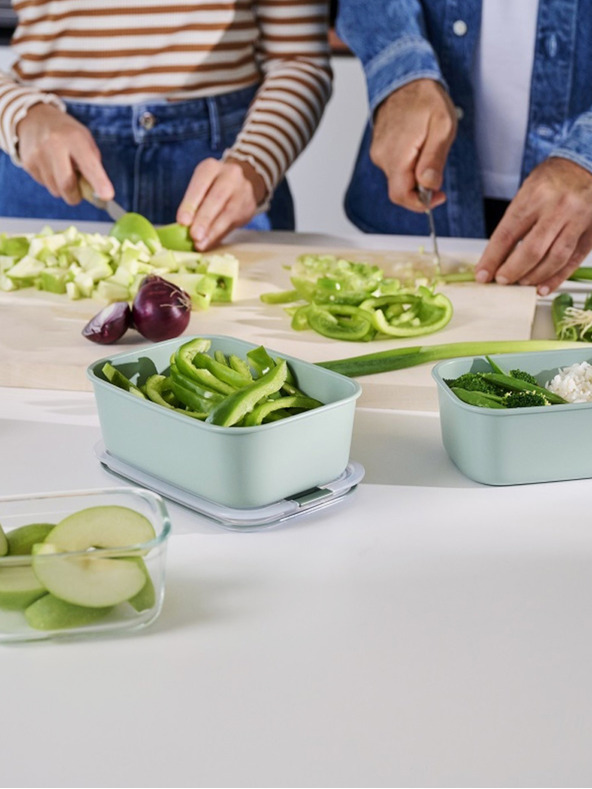 Mepal Čierna dóza na potraviny Mepal EasyClip 450 ml