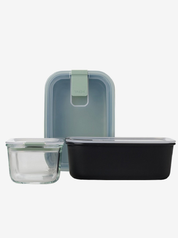 Mepal Čierna dóza na potraviny Mepal EasyClip 450 ml