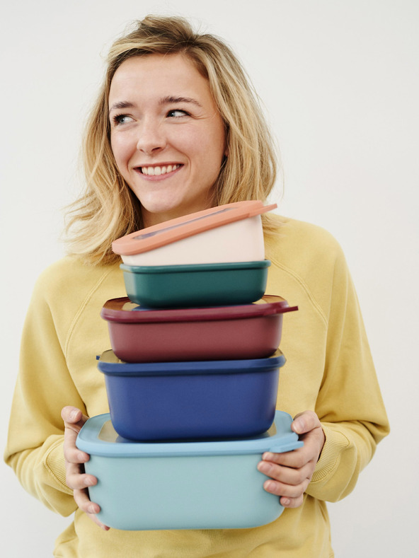 Mepal Svetlomodrá Mepal Cirqula Rectangular 1500 ml