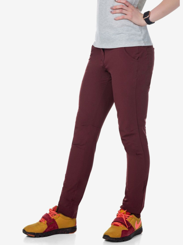 Kilpi Vínové dámske outdoorové nohavice Kilpi BRODELIA