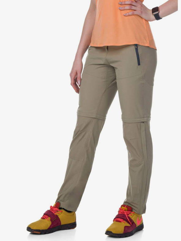 Kilpi Béžové dámske outdoorové nohavice Kilpi HOSIO