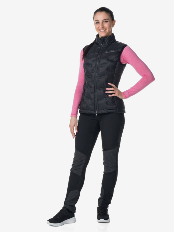 Kilpi Čierne dámske outdoorové nohavice KILPI NUUK