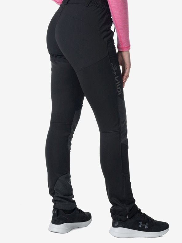 Kilpi Čierne dámske outdoorové nohavice KILPI NUUK