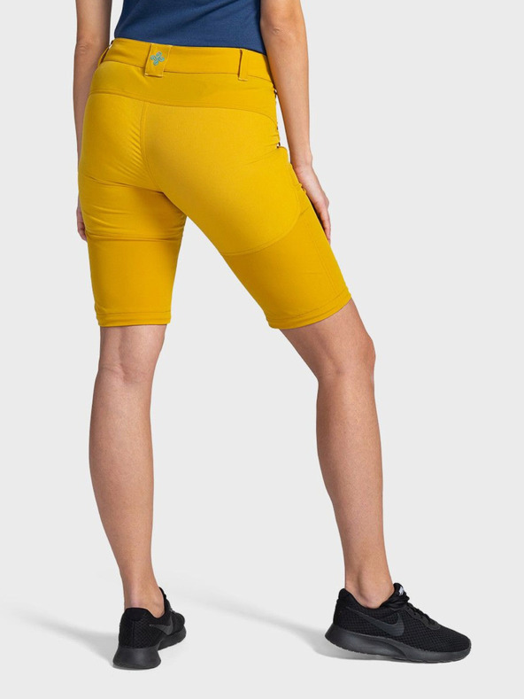 Kilpi Žlté dámske outdoorové nohavice Kilpi HOSIO