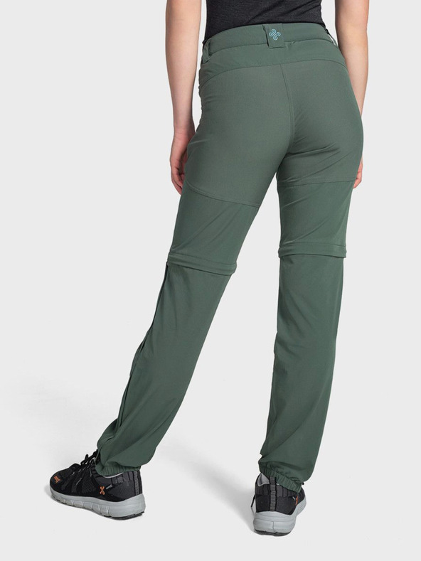 Kilpi Tmavozelené dámske outdoorové nohavice Kilpi HOSIO