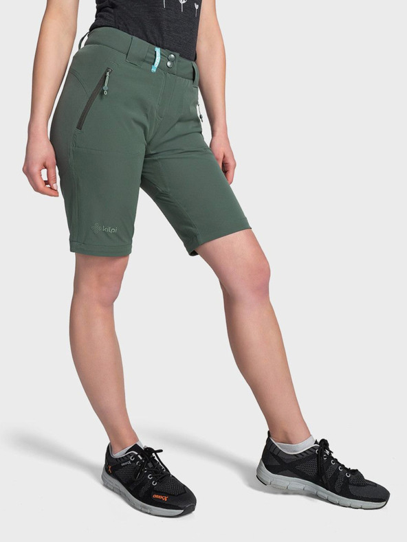 Kilpi Tmavozelené dámske outdoorové nohavice Kilpi HOSIO