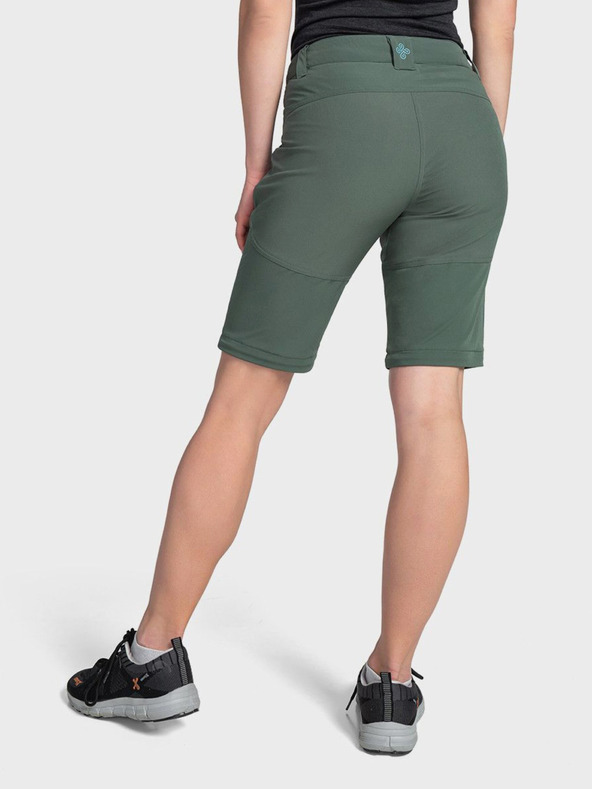 Kilpi Tmavozelené dámske outdoorové nohavice Kilpi HOSIO