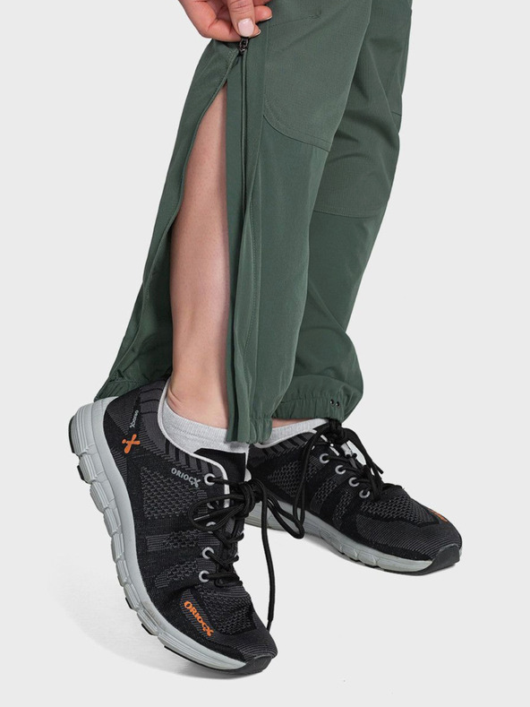 Kilpi Tmavozelené dámske outdoorové nohavice Kilpi HOSIO