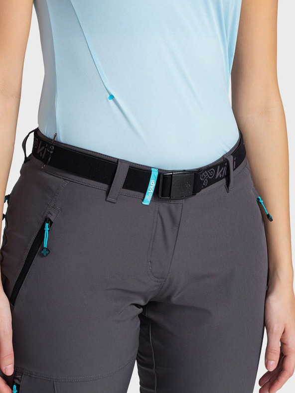 Kilpi Tmavosivé dámske outdoorové nohavice Kilpi BELVELA