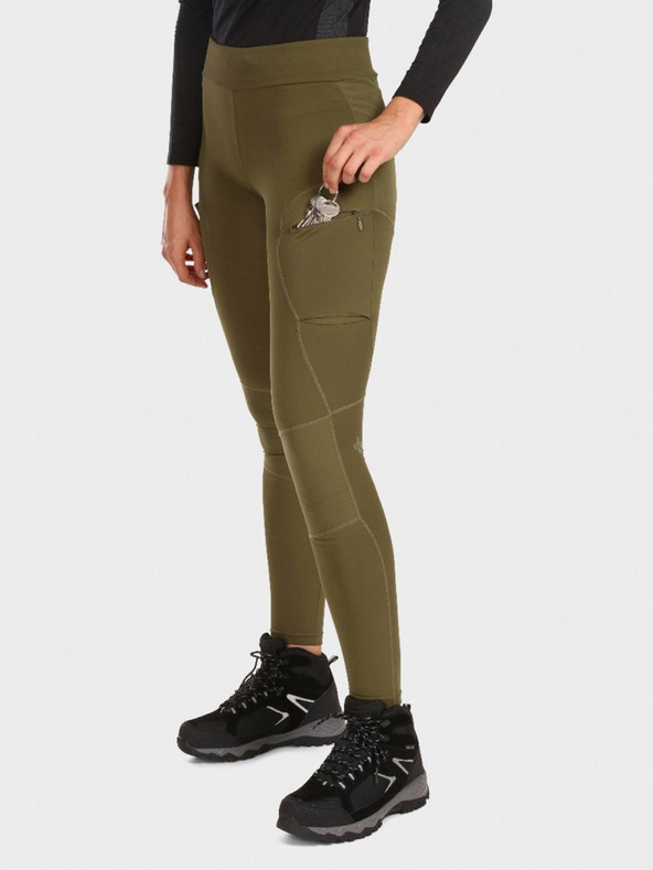 Kilpi Khaki dámske outdoorové legíny Kilpi MOUNTERIA