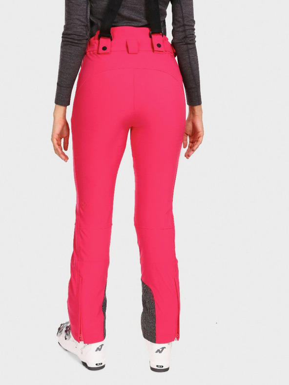Kilpi Tmavoružové dámske softshellové lyžiarske nohavice Kilpi RHEA