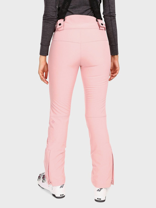 Kilpi Ružové dámske softshellové lyžiarske nohavice Kilpi DIONE