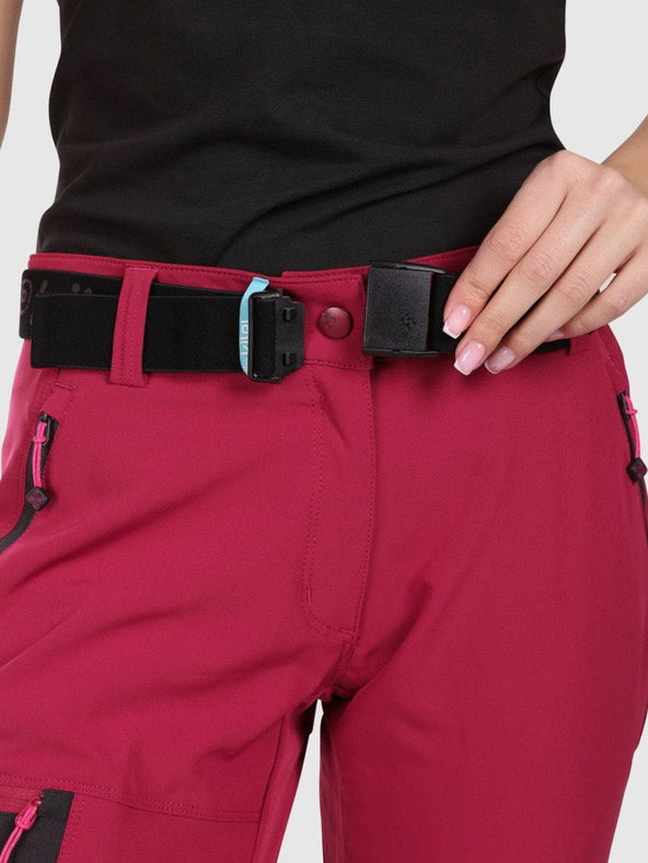 Kilpi Dámske outdoorové nohavice Kilpi BELVELA-W Tmavo červená