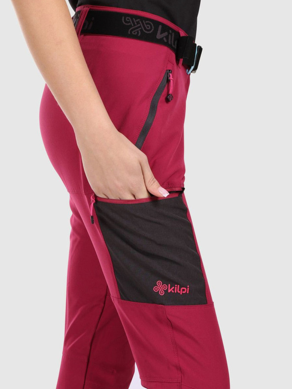 Kilpi Dámske outdoorové nohavice Kilpi BELVELA-W Tmavo červená