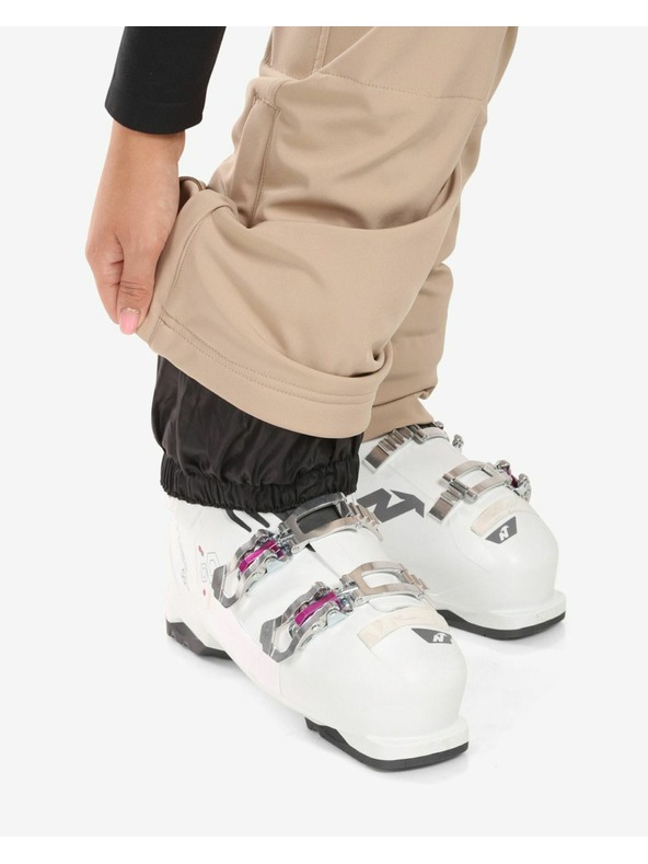 Kilpi Dámske softshellové lyžiarske nohavice Kilpi DIONE-W Beige