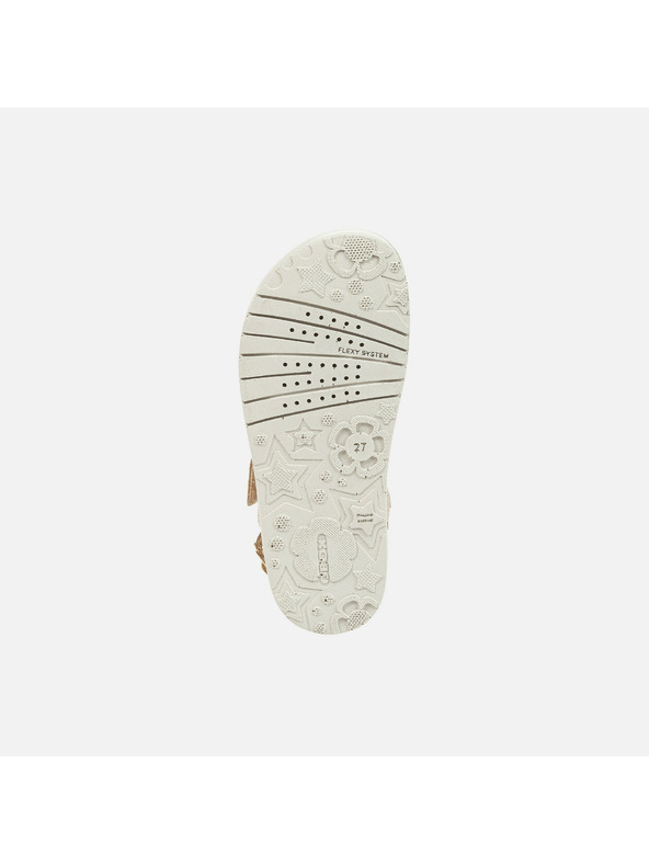 Geox Zlaté dievčenské sandále Geox Costarei