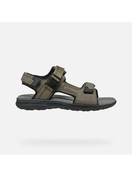 Geox Svetlo sivé pánske sandále Geox Spherica EC5