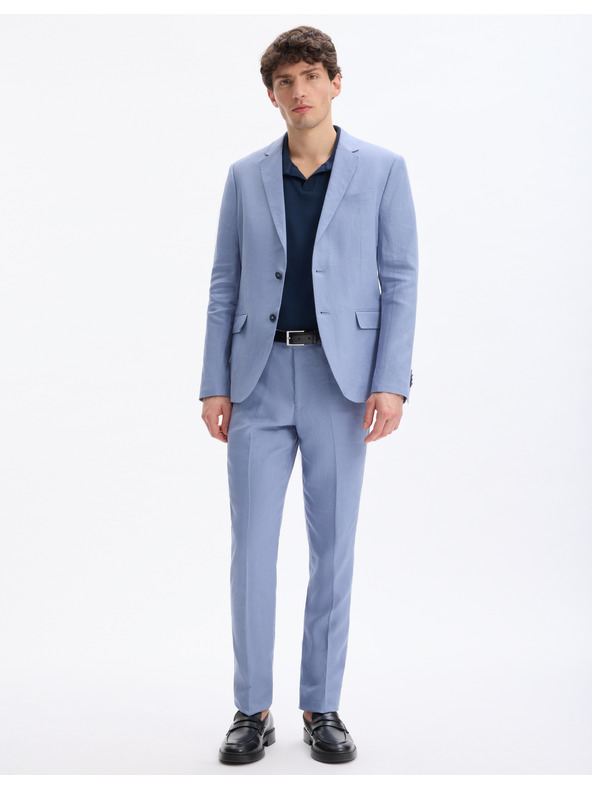 Celio Ľanové spoločenské nohavice Bohot2 30