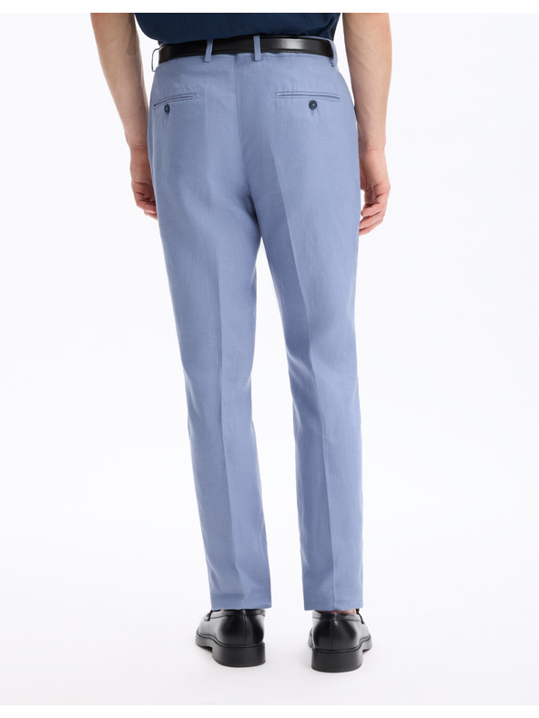 Celio Ľanové spoločenské nohavice Bohot2 30