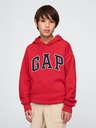 GAP Detská mikina s logom a fleece GAP